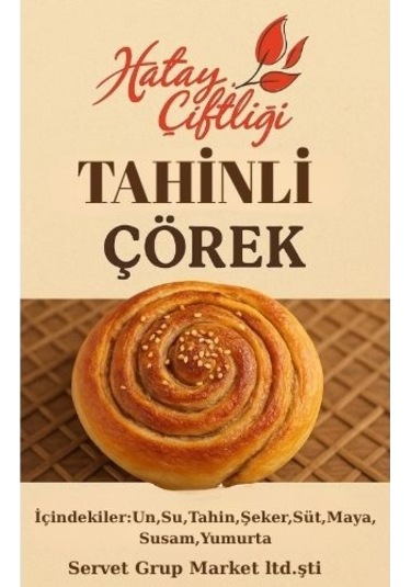 Hatay Çiftliği Tahinli Çörek 2ad