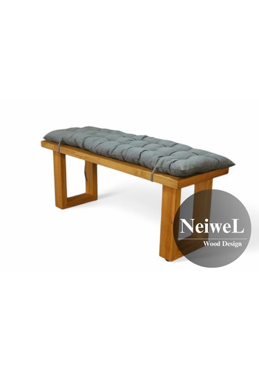 Neiwel Garden Sui Doğal Ahşap Bank Ahşap