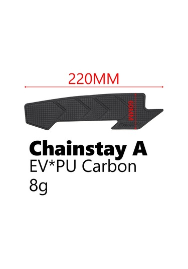 Yuntech01 Bisiklet Çerçeve Koruması: Eva+pu Anti-çizik Yağ Geçirmez Koruyucu Sticker, Dağ Yolu Bisikletleri İçin Alt Çubuk A Modeli