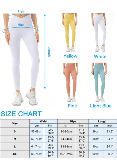 Moveevo Kadınlar İçin Yoga Ve Koşu Taytları - Daraltıcı Geniş Bel Bantı, Riblu Dokuma, Yan Cep - Mavi Sarı Pembe Beyaz Seçenekleri - Spandex Ve Naylon Karışımı Sarı Moveevo Kadınlar İçin Yoga Ve Koşu Taytları - Daraltıcı Geniş Bel Bantı, Riblu Dokuma, Yan Cep - Mavi Sarı Pembe Beyaz Seçenekleri - Spandex Ve Naylon Karışımı Sarı