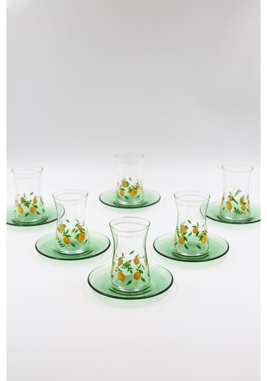 Rakle Bodrum 12 Parça Çay Seti 170 Cc Çok Renkli