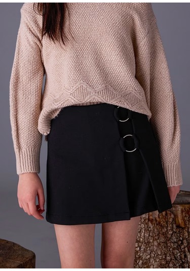 Mayoral Kız Çocuk Şort Etek 7907 Siyah