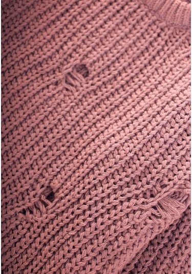 Selanik Triko Kazak 2-8 Yaş Gül Kurusu Gül Kurusu