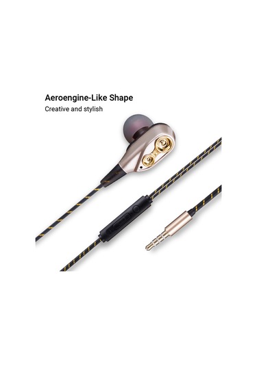 Mufunye Kablolu Kulaklık, Akıllı Gürültü Azaltma, Kablo Uzunluğu 1,2 M 3,5 Mm Konnektör Siyah