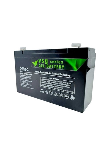Ttec 6v 12ah Jel Akü Güvenli Ve Dayanıklı Oyuncak Pili