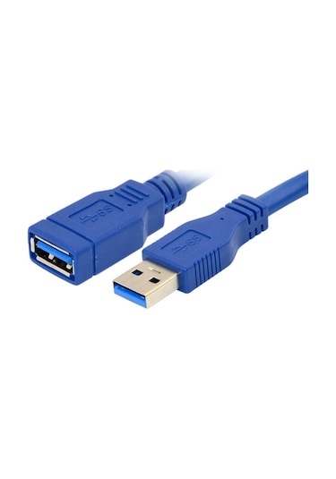 Molix USB 3.0 Am/Af Uzatma Kablosu 10 M Mavi