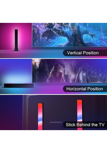 Sones Sal002 Por Uzaktan Kumanda Usb Rgb Atmosfer Işığı Ses Kontrol Işığı