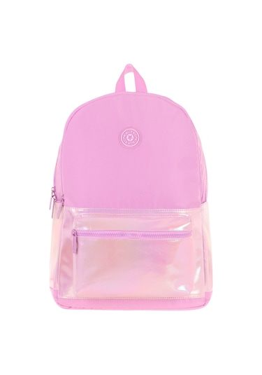 Kaukko Cube Üç Bölmeli Kız Çocuk Pembe Okul Çantası - K1819 Pembe