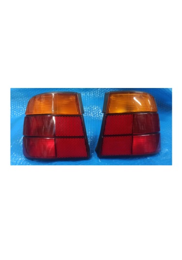 Bmw E34 Komple Stop Seti, İç-dış Takım, 4 Parça, Sarı Sinyal