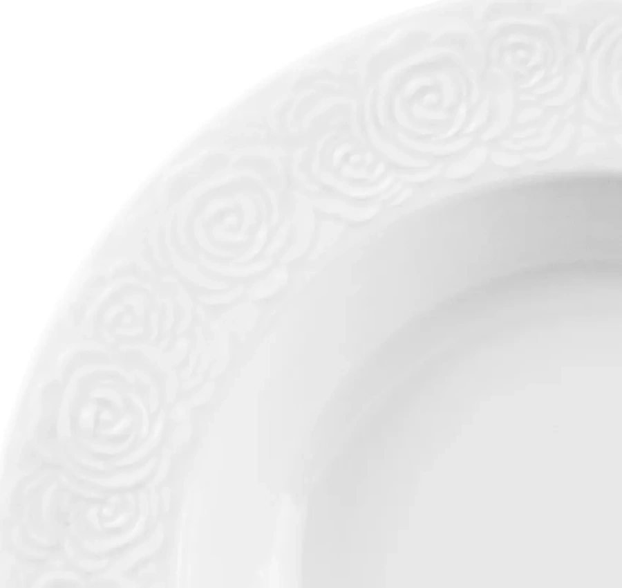 Elan Gallery Çorba Kasesi "gül" 2 Adet, 400 Ml 10691181 Beyaz