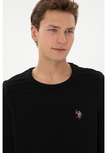 U.s. Polo Assn. Erkek Siyah Kazak /triko 50314975-vr046 Siyah