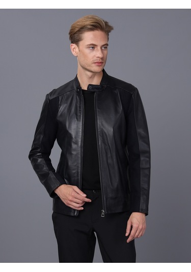 Basics&more Erkek Deri Ceket E2020 001