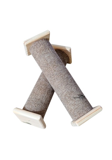 Barış Dizayn Doğal Portatif Tırmalama Makarası Halı Kaplamalı 25 CM 2 Adet