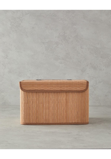 English Home Gina Bambu Saklama Kutusu Açık Kahveren 33x23x20 Cm
