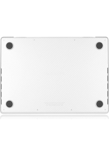 Macbook Air 13.3 Inç M1 Çip Uyumlu A2337 A2179 A1932 Simli Şeffaf Siyah Koruyucu Kılıf Crystal Star Beyaz