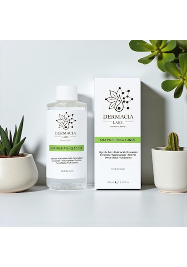 Dermacia Labs Aha Arındırıcı ve Gözenek Sıkılaştırıcı Vegan Tonik 200 ML