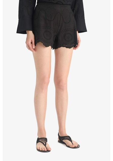 Defacto Regular Fit Brode Plaj Şortu-fall İn Love E0599ax25smbk27 Siyah Defacto Regular Fit Brode Plaj Şortu-fall İn Love E0599ax25smbk27 Siyah