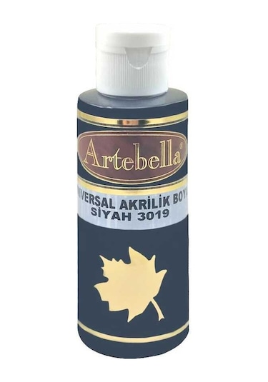 Artebella Akrilik Boya Siyah 130ml Siyah