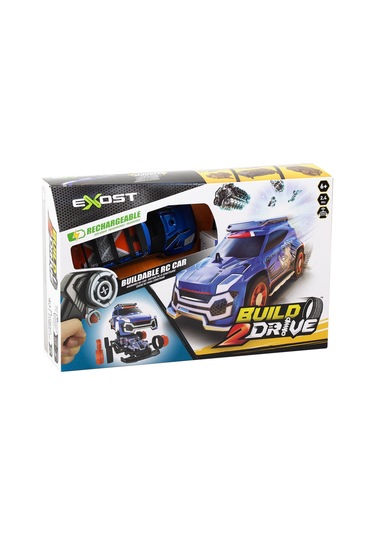 Silverlit Exost Build 2 Drive Kumandalı Yarış Aracı Kiti - Mavi