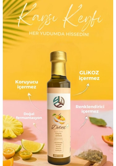 Mix  Sirkesi 250 Ml+ Kayısı  Sirkesi 250 Ml