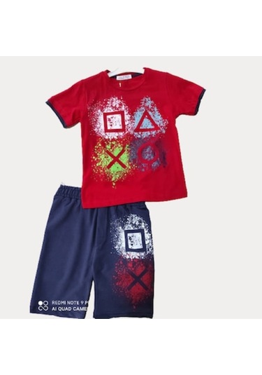 Erkek Çocuk Ikili Takım Penye Kırmızı