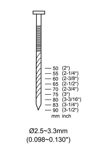 Uno CN90 50-90 MM Roll Çivi Tabancası