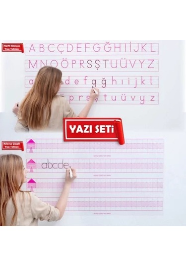 Yazı Seti Statik Kağıt Tahta