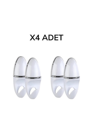 Buffer Bornoz Askısı Lüx Milenyum Bornozluk 2 Adet Banyo Bornoz Askılığı Metalik