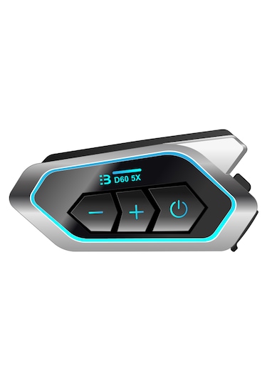 Vothoon D60 5x Rgb Işıklı Bluetooth Intercom Motosiklet Kask Kulaklığı