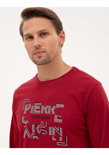 Pierre Cardin Erkek Bordo Pijama Takım 50322652-900 Bordo