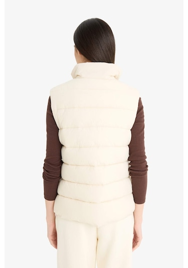 Defacto Su Geçirmez Fermuarlı Şişme Yelek E8587ax25auer128 Ekru