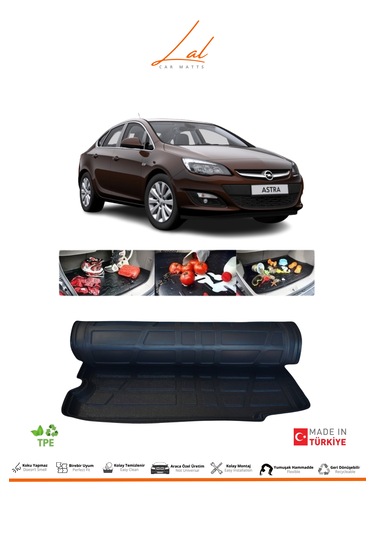 Opel Astra J Sedan İnce Stepne 3d Bagaj Havuzu 2012-2018