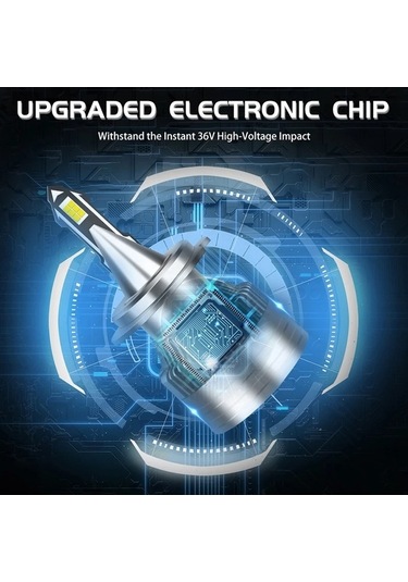 Flybuy 24v 300 Kafa Lambası Ampulleri, W H7 Led Araba Farlar, Canbus Otomatik Sis 12
