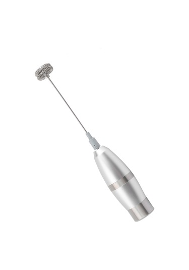 Hangfox El Tipi Paslanmaz Çelik Elektrikli Süt Köpürtücü - Hızlı Köpürme Ve Karıştırma, Ayrışabilir Uçlar, Kafe Ve Ev Kullanıma Uygun Pil Dahil Değil Diğer