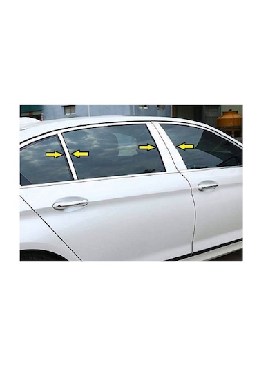 Renault Megane 4 Krom Cam Direği Sağ Sol Takım 6 Prç 2016-2025 Uyumlu