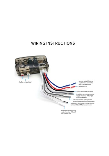 Honmex Td-22 Araba Ses Dönüştürücü: Gecikme Fonksiyonu İle Yüksek/düşük Ses Ayarı, 12v Pvc Malzeme