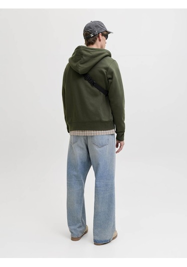 Jack & Jones Jjmakoto Haki Erkek Sweatshirt 12278607 Haki