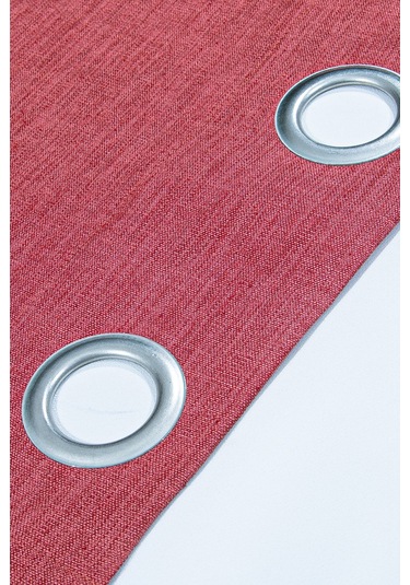 Artemis Halkalı Fon Perde Kırmızı 140x260 Kırmızı