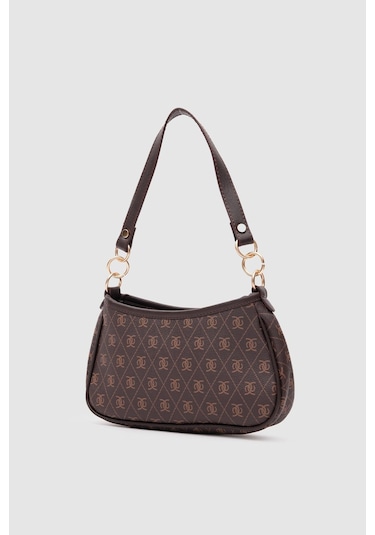 Farme Monogram Baget Ve Çapraz Çanta Kahverengi Kahve