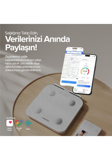 Bester Bs7230 8 Elektrotlu Akıllı Tartı