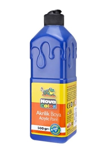 Nova Color Akrilik Boya 500ml Mavi Kırmızı