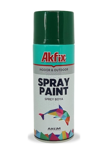 Akfix Akrilik Sprey Boya 400Ml Parlak Yeşil