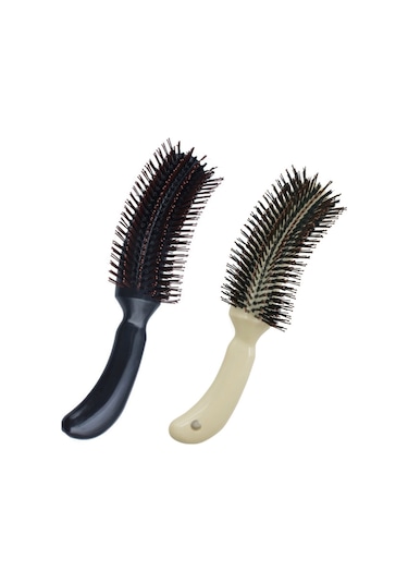 Sones Kabarık Saç Tarağı Saç Salonu Kıvırcık Saç Tarağı Stüdyo Malzemeleri Beyaz