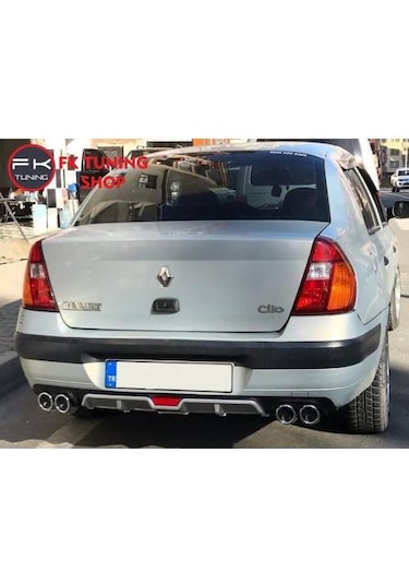 Renault Clio 2 Sedan Difüzör Çift 4 Egzoz Ürün