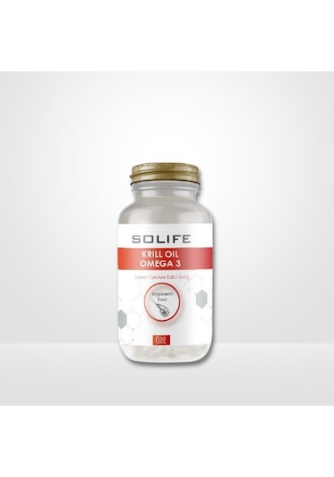 Solife Krill Oil Omega-3 Balık Yağı 30 Yumuşak Kapsül