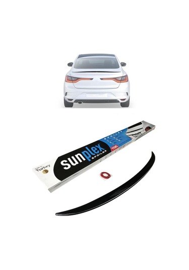 Bagaj Çıtası Piano Black Siyah Spoiler Arka Renault Megane 4 2016 2020 020 102