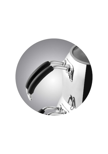 Nehir Modern Maxi Çaydanlık Siyah Gri