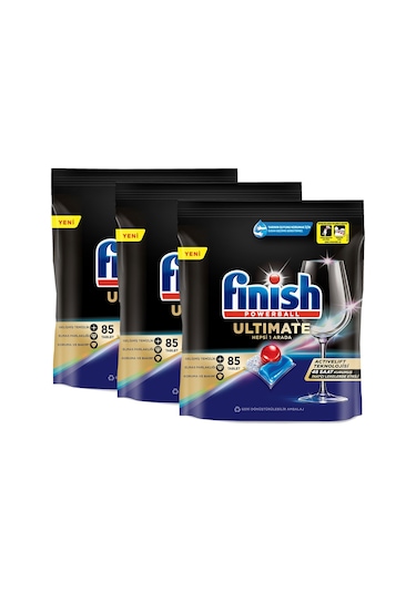 Finish Quantum Ultimate Bulaşık Makinesi Deterjanı 3 x 85 Tablet