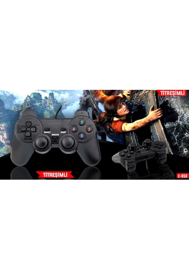 Concord Usb Game Pad 2.0 Joystick Oyun Kol Titreşimli C-850