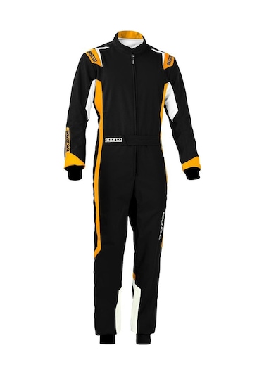 Sparco Thunder Karting Yarış Tulumu Siyah - Turuncu